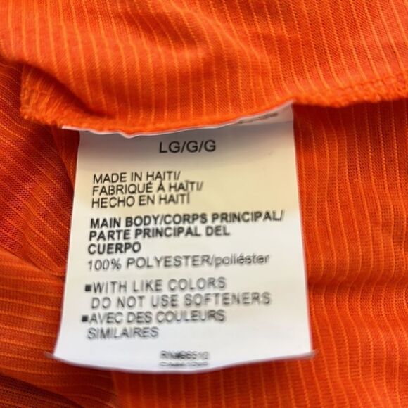 Under Armour orange fitted long sleeve shirt Size L NWT - Picture 8 of 8